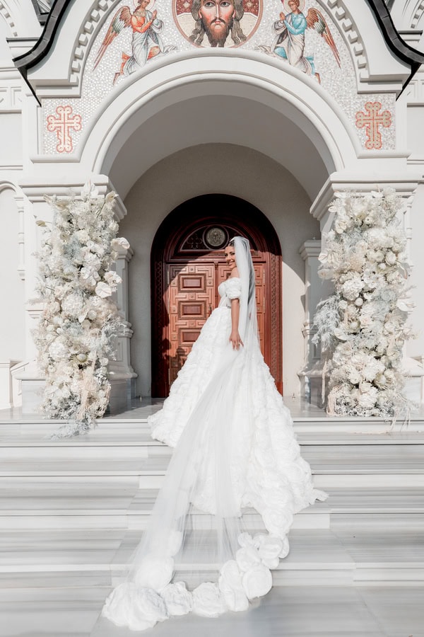 Elegant Summer Wedding With White Flowers Limassol