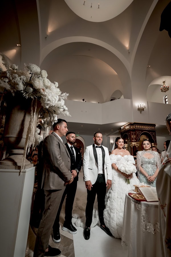 Elegant Summer Wedding With White Flowers Limassol