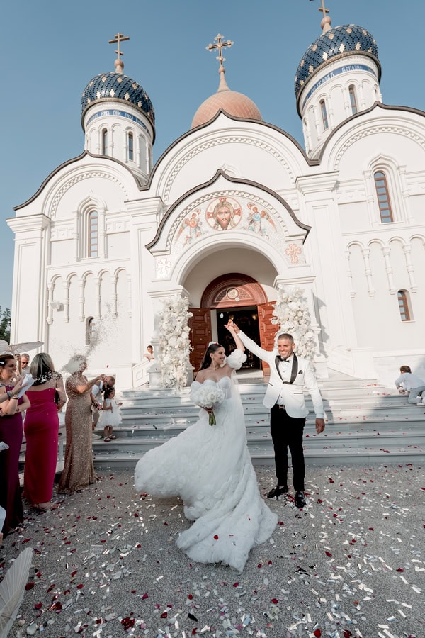 Elegant Summer Wedding With White Flowers Limassol