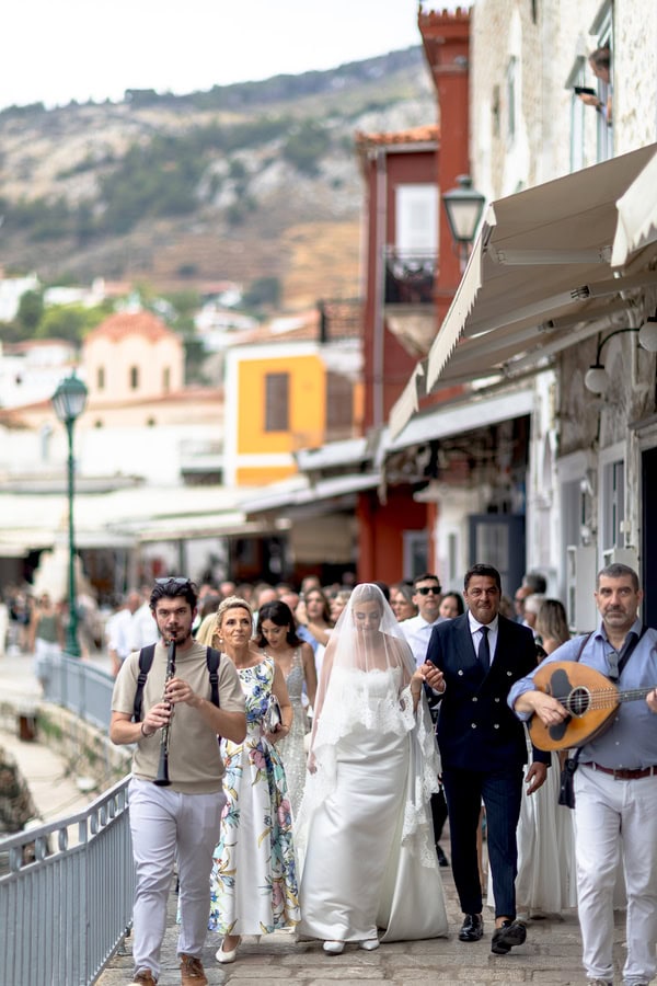 Organic Chic Wedding Hydra Natural Elements Yellow Flowers
