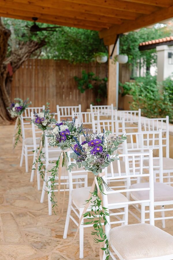 Purple And White Wedding At Kropias Gi