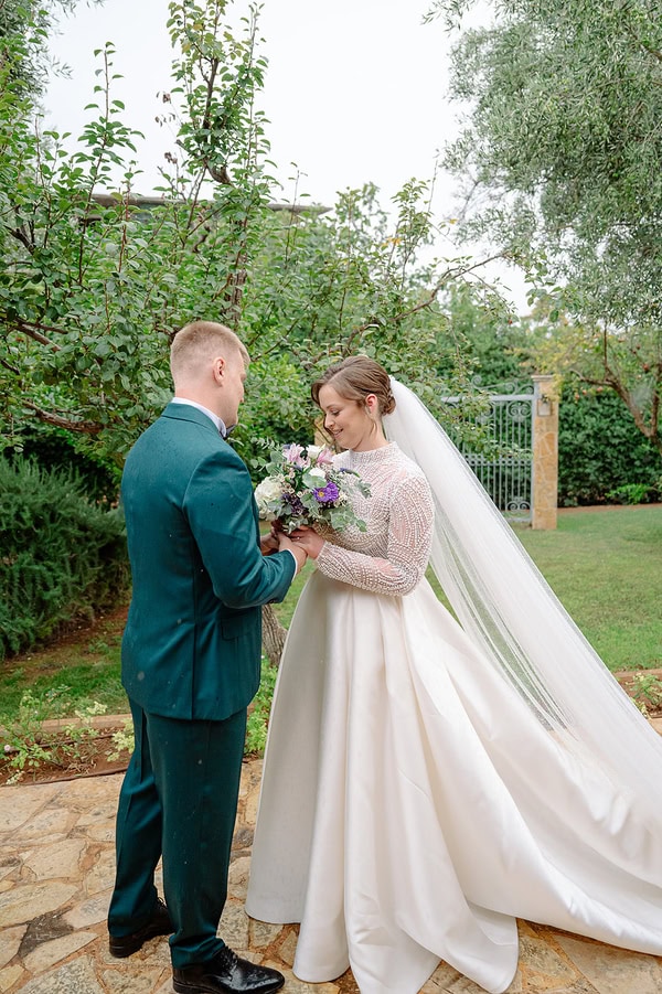 Purple And White Wedding At Kropias Gi