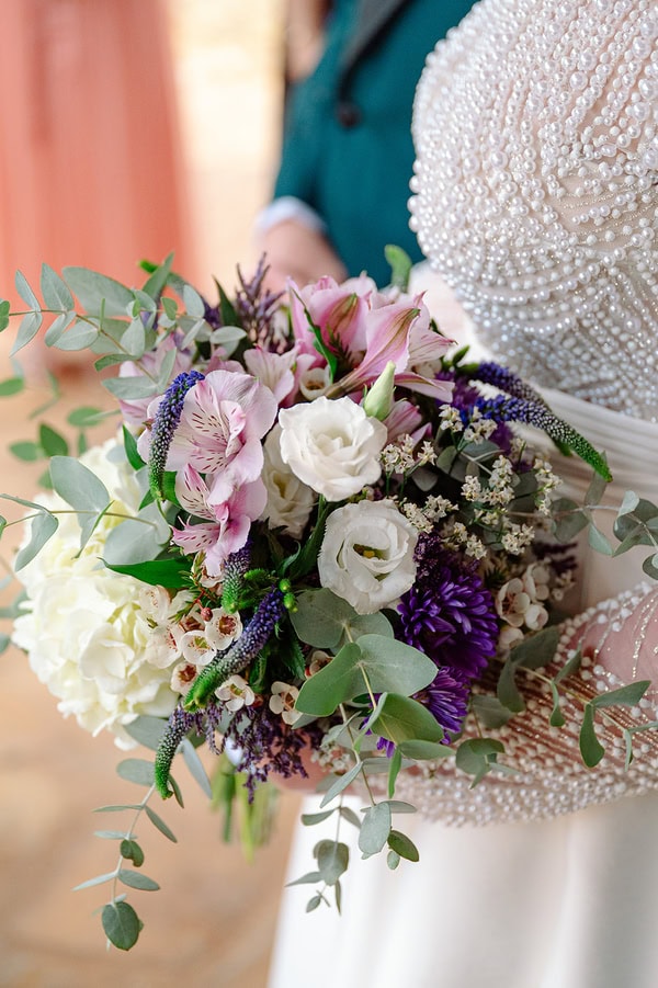 Purple And White Wedding At Kropias Gi