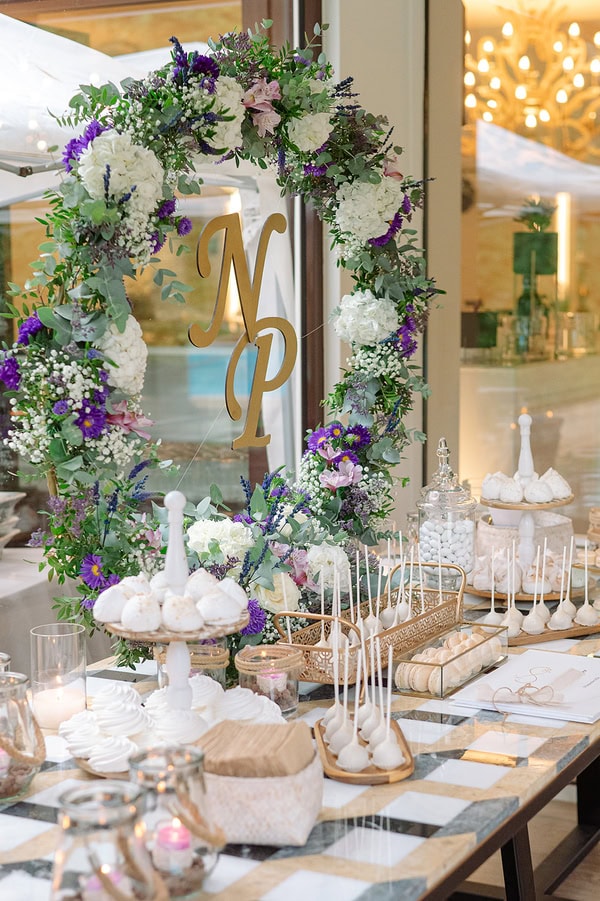 Purple And White Wedding At Kropias Gi