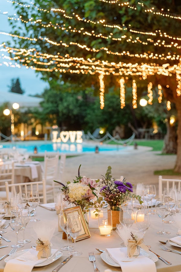 Purple And White Wedding At Kropias Gi