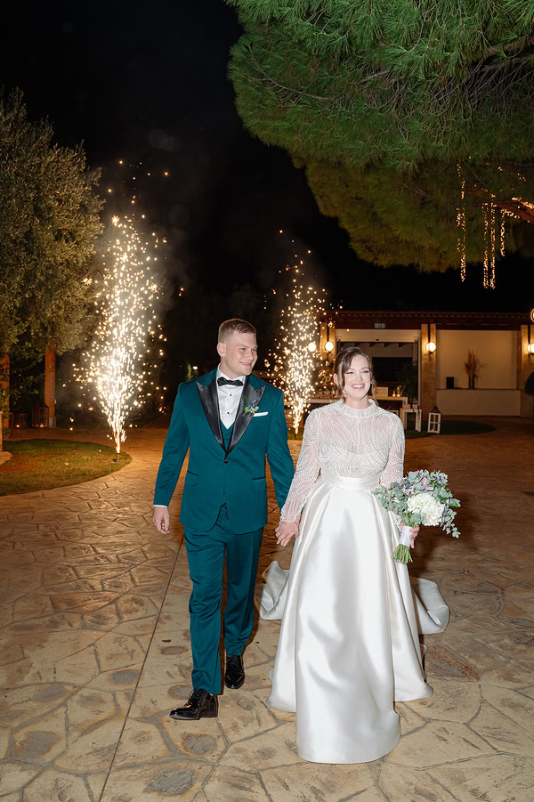 Purple And White Wedding At Kropias Gi