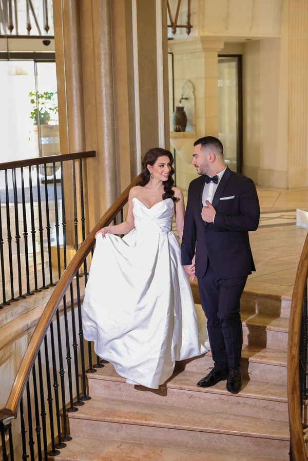 Romantic Boho Wedding With Pampas Grass And Roses