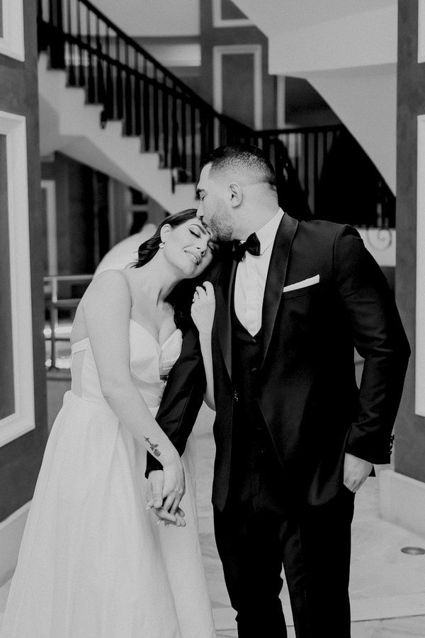 Romantic Boho Wedding With Pampas Grass And Roses