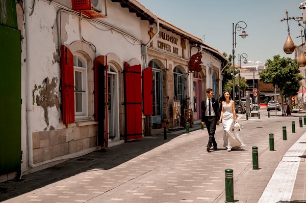 Romantic Next Day Shoot  In The Streets Of Larnaca