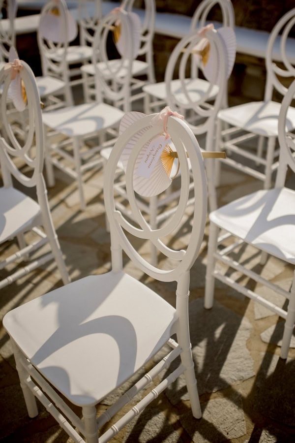 Romantic Summer Wedding In Naxos With White Orchids And Chic Details