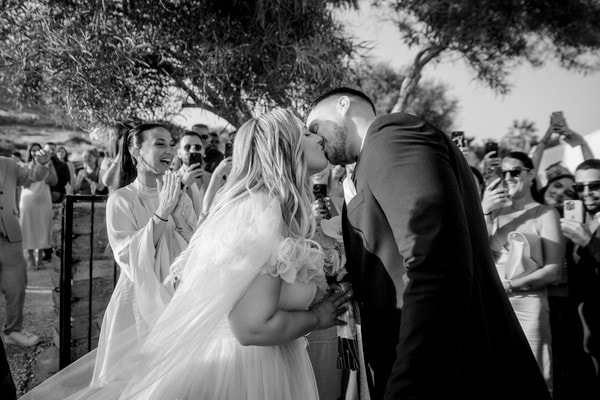 Romantic Summer Wedding In Naxos With White Orchids And Chic Details
