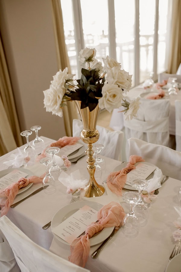 Romantic Summer Wedding In Naxos With White Orchids And Chic Details