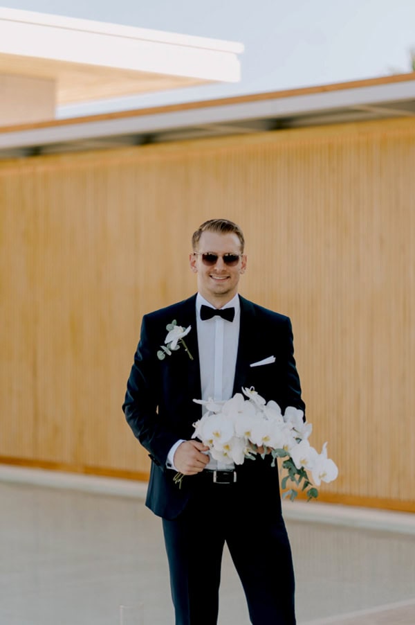 Romantic Wedding With White Orchids Amaltheia The Place