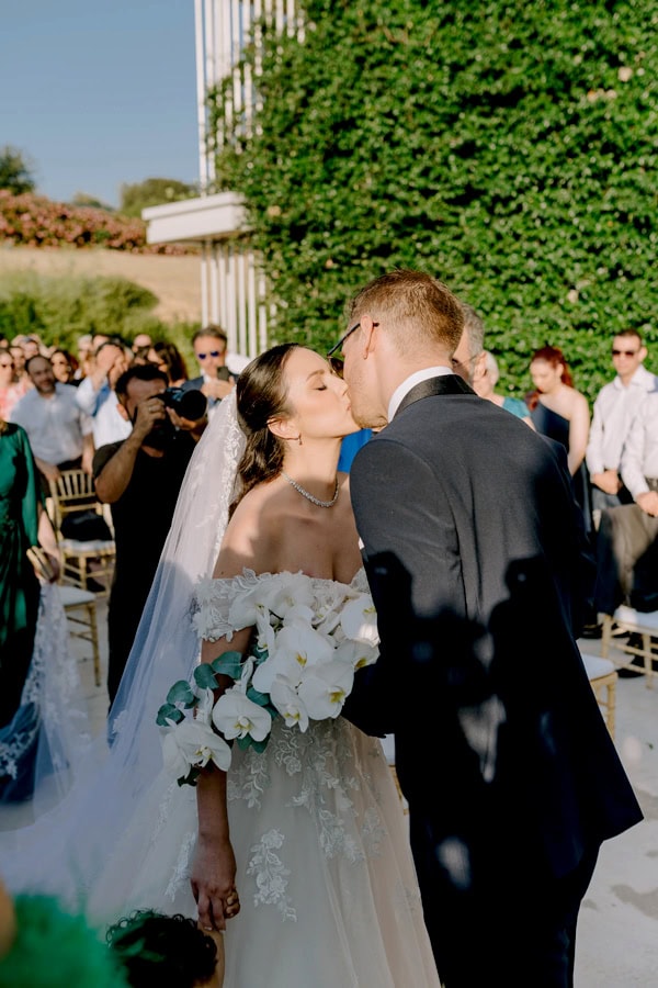 Romantic Wedding With White Orchids Amaltheia The Place