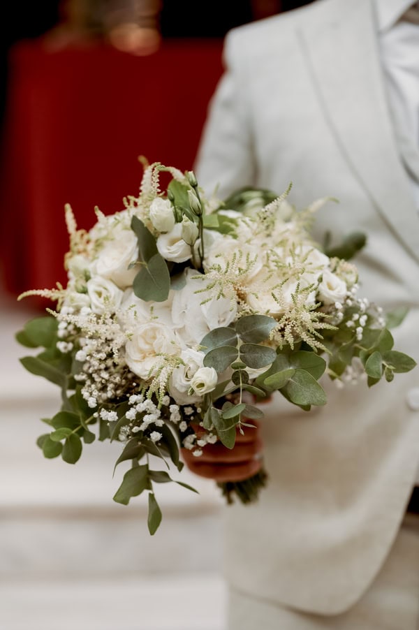 Romantic Wedding With White Roses And Rustic Chic Details