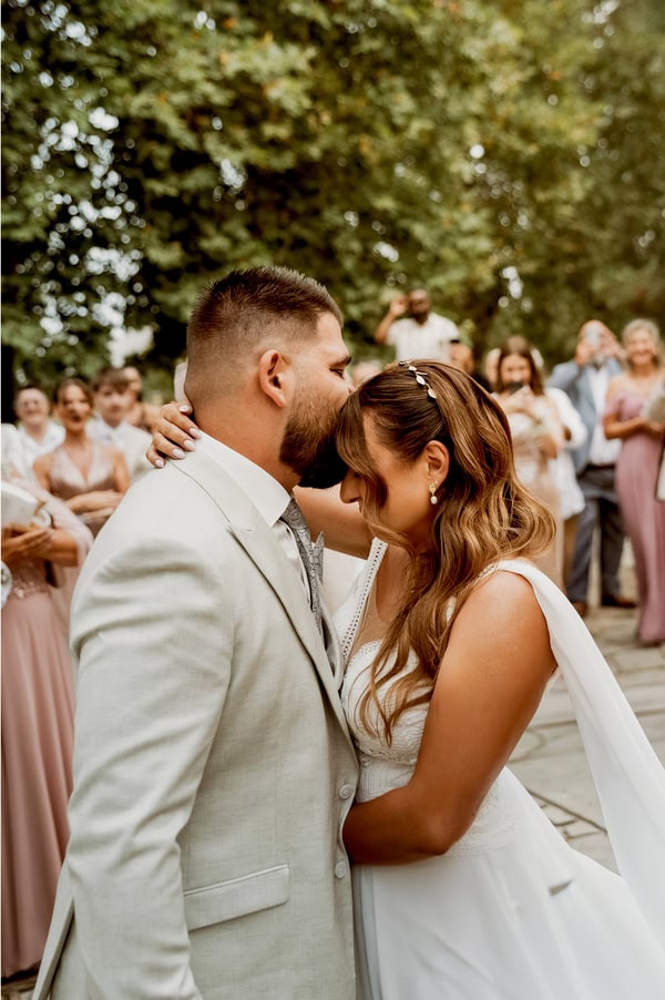 Romantic Wedding With White Roses And Rustic Chic Details