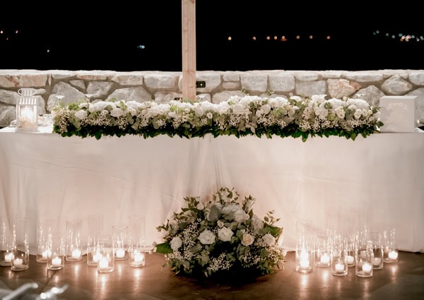 Romantic Wedding With White Roses And Rustic Chic Details