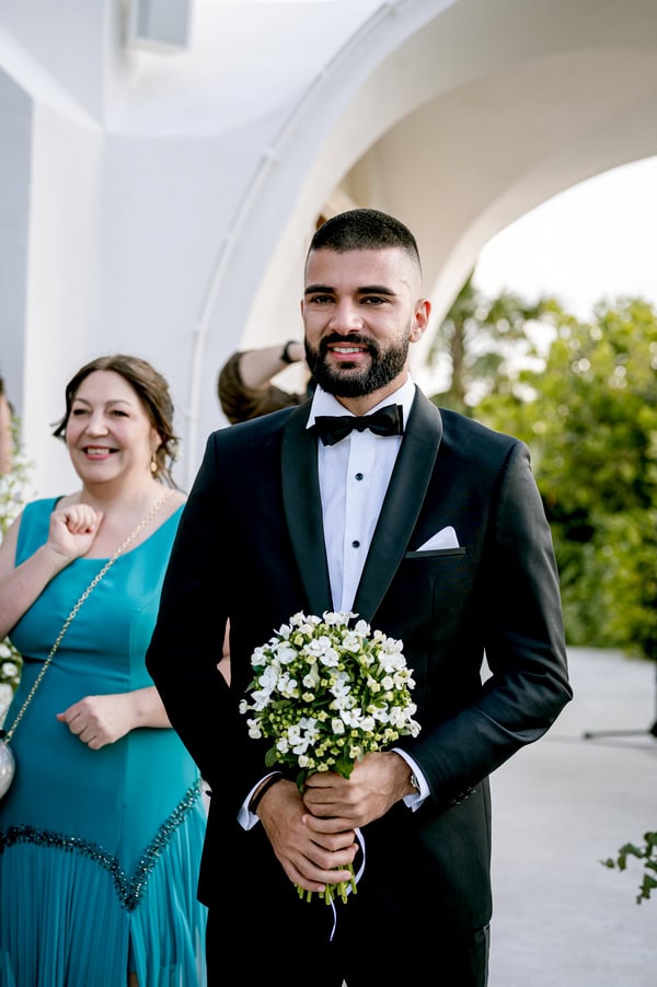 Spring Wedding Filled With White Flowers At Amaltheia The Place