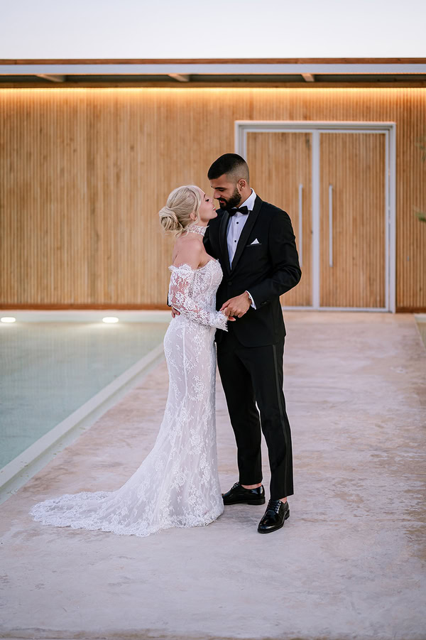 Spring Wedding Filled With White Flowers At Amaltheia The Place