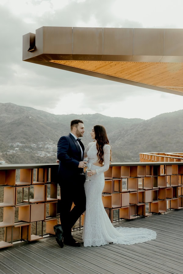 Stylish Autumn Wedding With Romantic Floral Arrangements