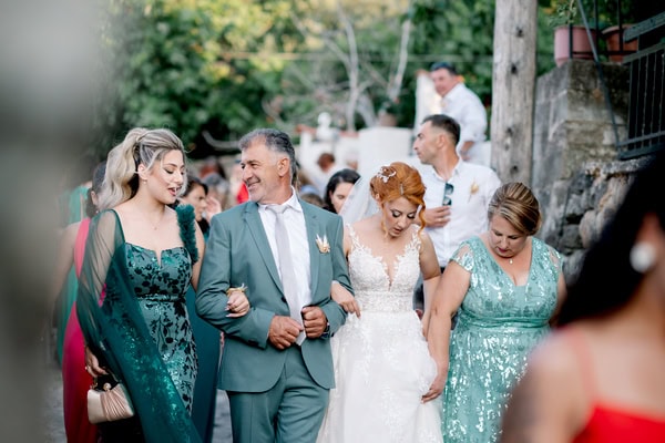 Summer Wedding In Lesvos With Touching Moments