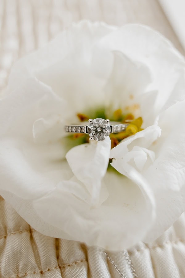 Summer Wedding White Flowers Stylish Decor