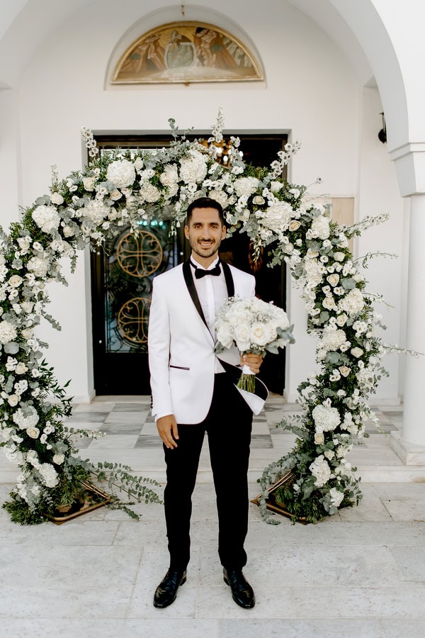 Summer Wedding White Flowers Stylish Decor