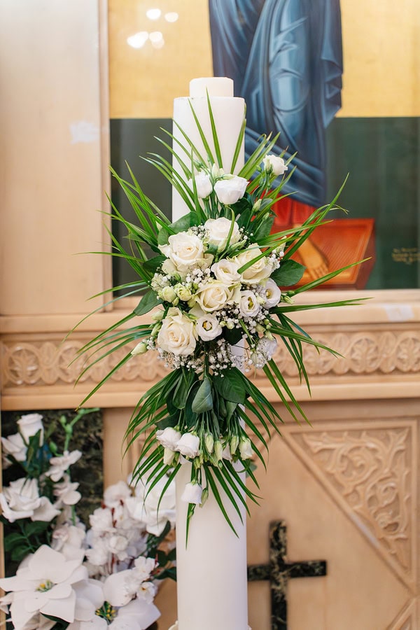 Ideas Decorative Wedding White Candles Lovely Flowers