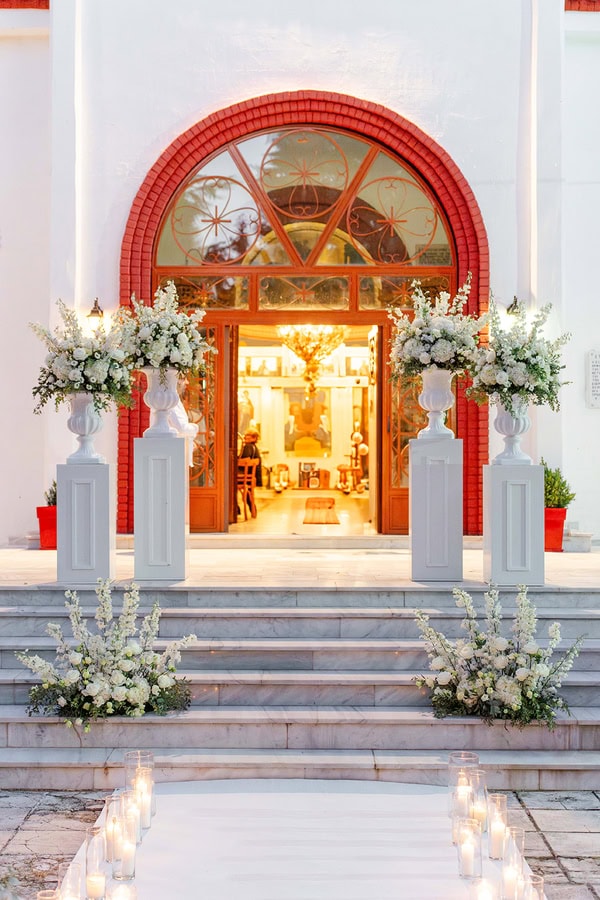 Ideas Decorative Wedding White Candles Lovely Flowers