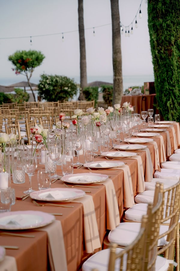 Romantic Floral Wedding By The Sea Columbia Beach Resort