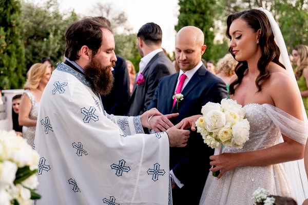 Romantic Summer Wedding At Ktima Ivelia With White Blooms