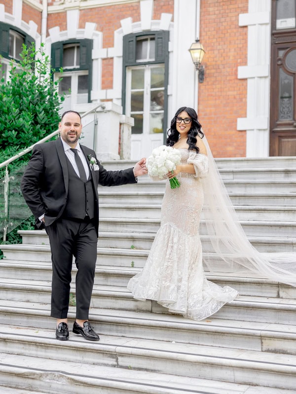 Romantic Summer Wedding In Thessaloniki With Roses And Hydrangeas