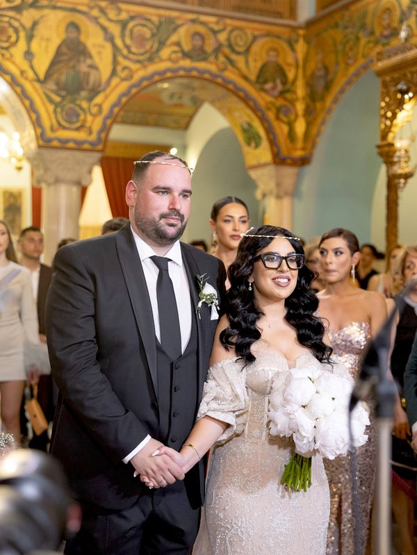 Romantic Summer Wedding In Thessaloniki With Roses And Hydrangeas