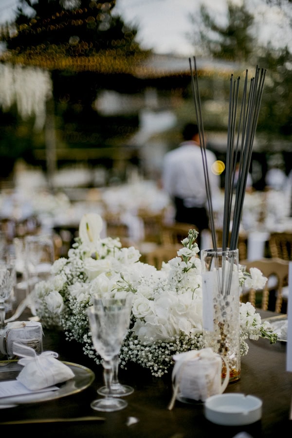 Romantic Summer Wedding White Flowers Nicosia