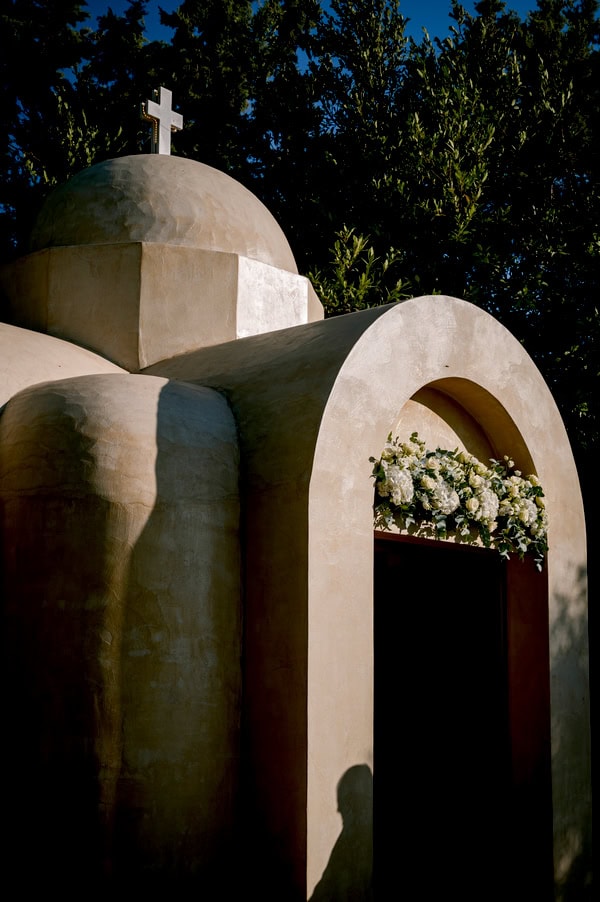 Romantic Wedding At Ktima Orizontes With White Decor