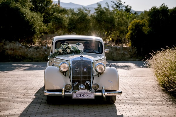 Romantic Wedding At Ktima Orizontes With White Decor
