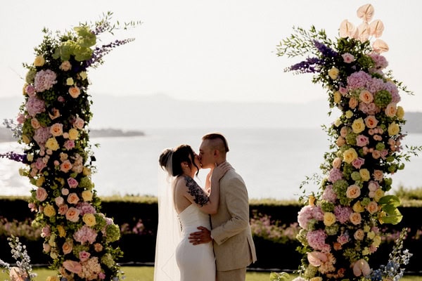 Romantic Wedding In Chania With Secret Garden Style And Pastel Colors