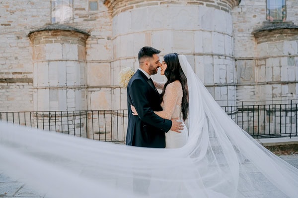 Romantic Wedding Volos All White Flowers