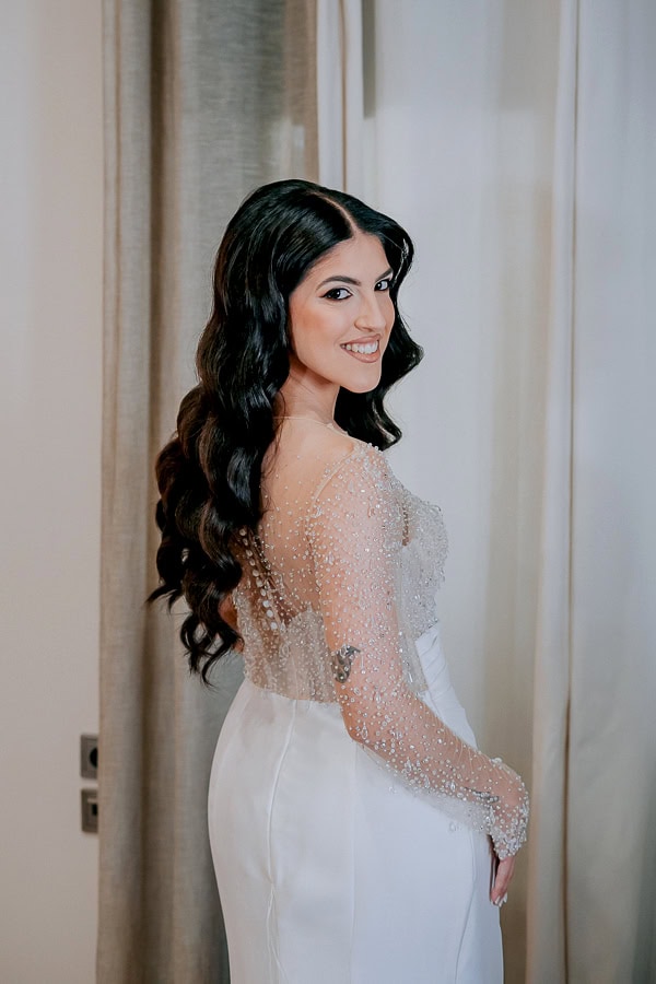 Romantic Wedding Volos All White Flowers