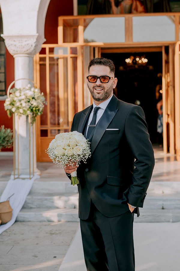 Romantic Wedding Volos All White Flowers