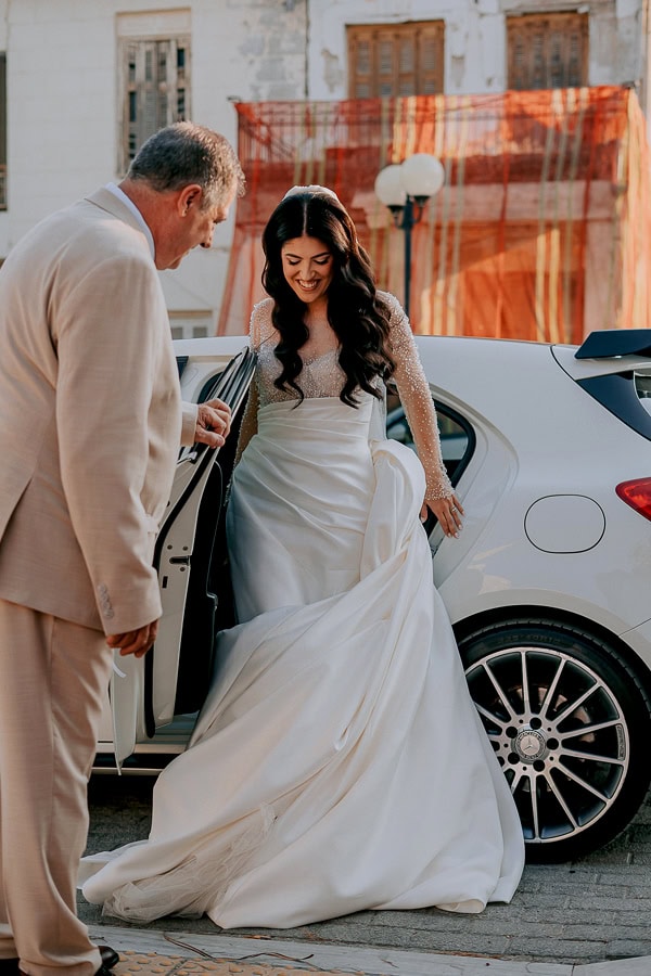 Romantic Wedding Volos All White Flowers