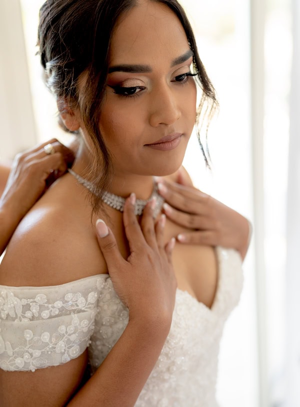 Spring Destination Wedding Colorful Flowers Columbia Beach Resort