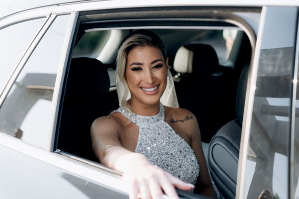 Summer Minimal Chic Wedding With White Hydrangeas And Babys Breath