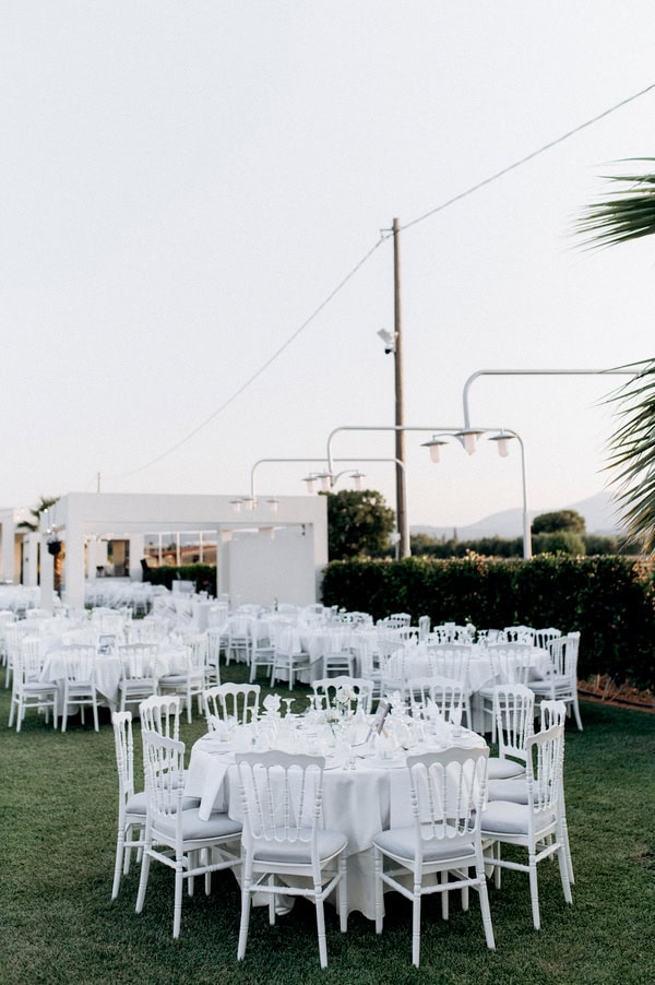 Summer Minimal Chic Wedding With White Hydrangeas And Babys Breath