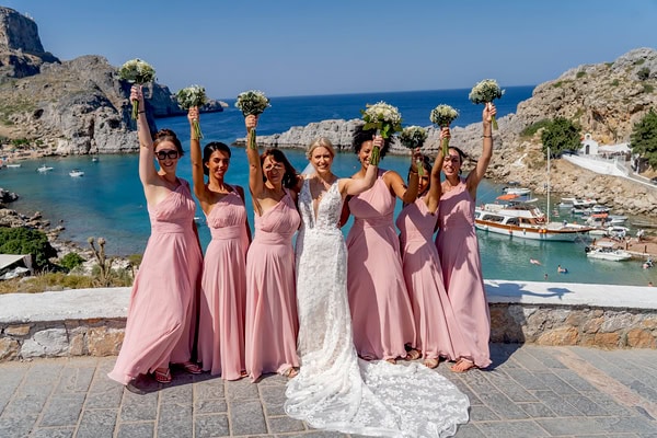 Summer Wedding Filled With Romance Rhodes