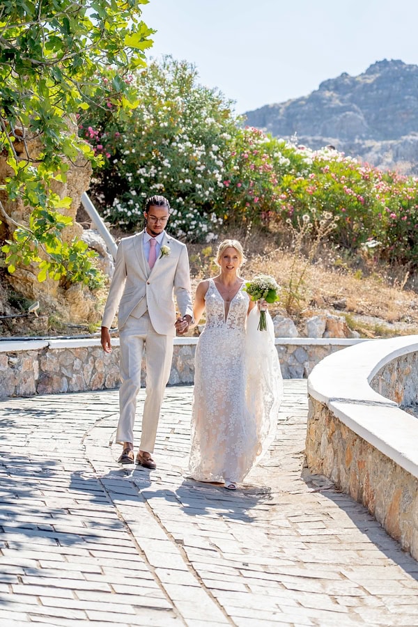Summer Wedding Filled With Romance Rhodes