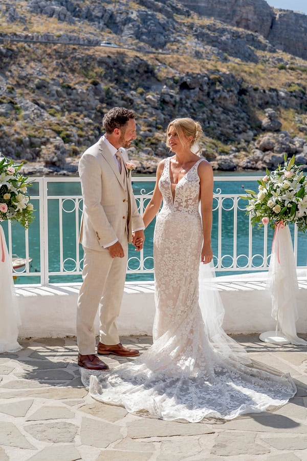 Summer Wedding Filled With Romance Rhodes