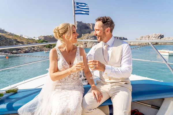 Summer Wedding Filled With Romance Rhodes