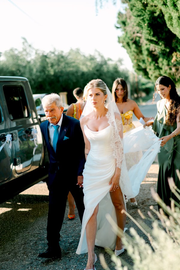 Summer Wedding In Pyrgos With Romantic Details