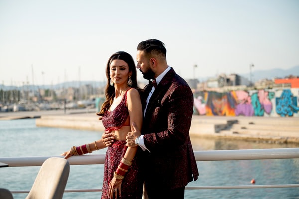 Vibrant Prewedding Celebration Elegant Wedding Details